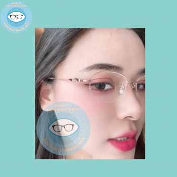 Gọng kính kim loại mã 6172